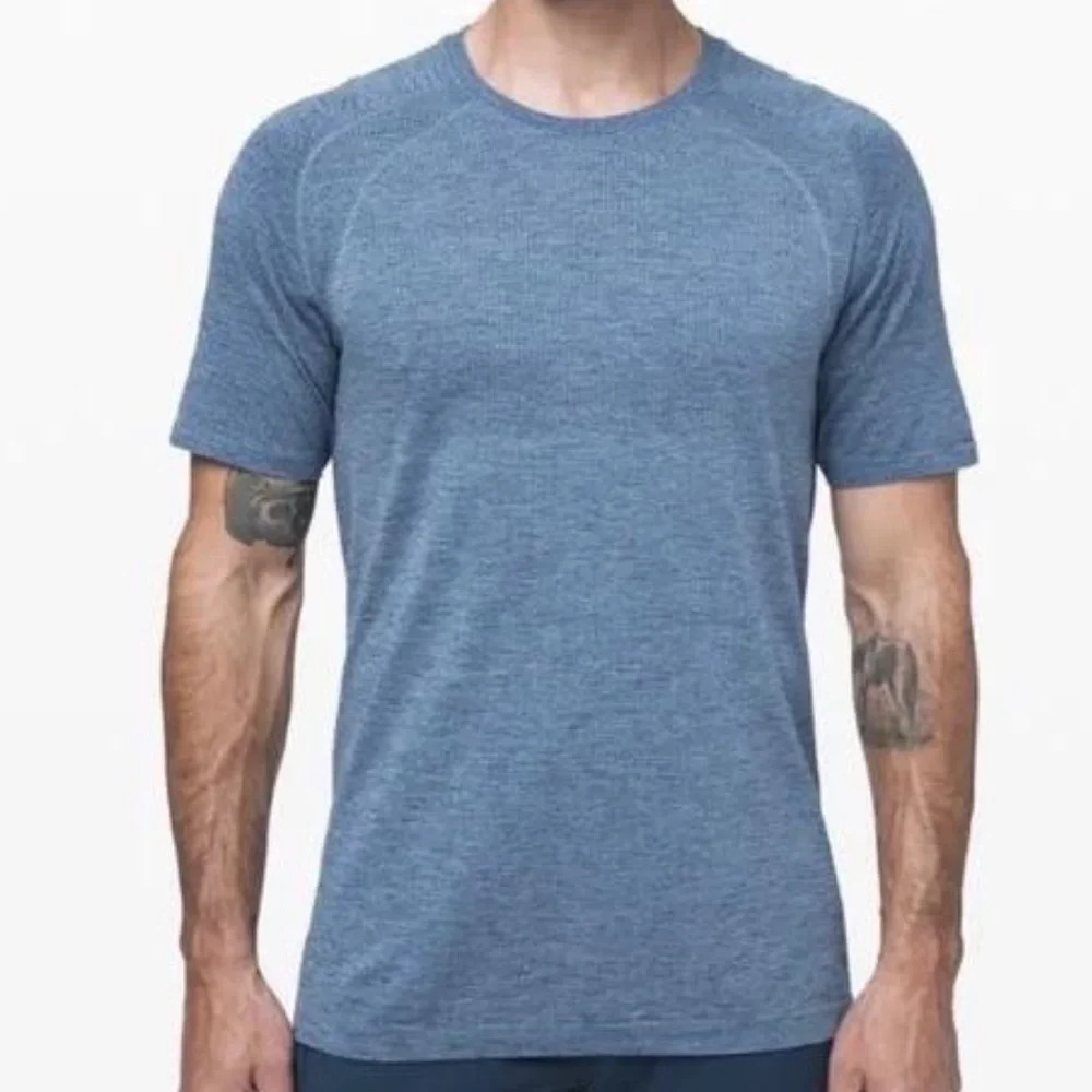 Lululemon Metal Vent Tech Short Sleeve 2.0 - Midnight Shadow/Tempest Blue